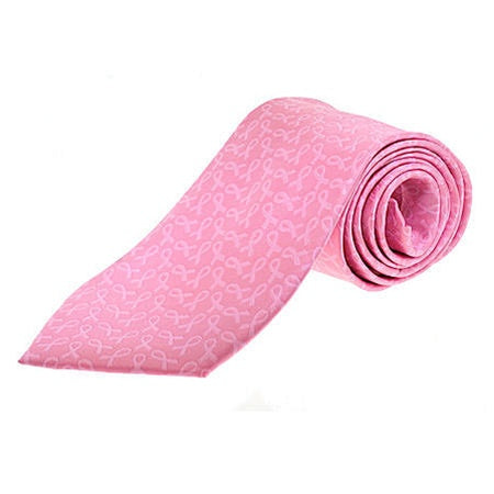 Pink Ribbon Tie
