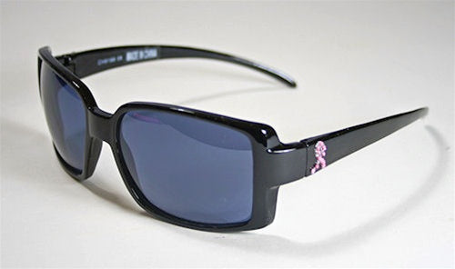 Pink Ribbon Sunglasses -Black