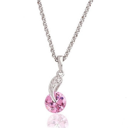 Pink Cz Pendant