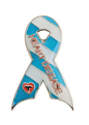 Heart Disease Awareness Pin