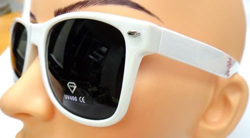 Pink Ribbon Sunglasses - White