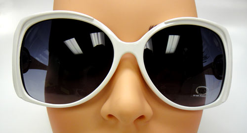 Pink Ribbon Sunglasses -Black