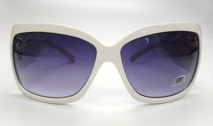 Pink Ribbon Sunglasses - White