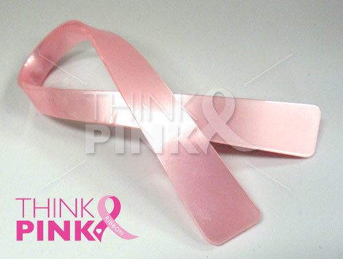 Pink Ribbon Hair Barrette
