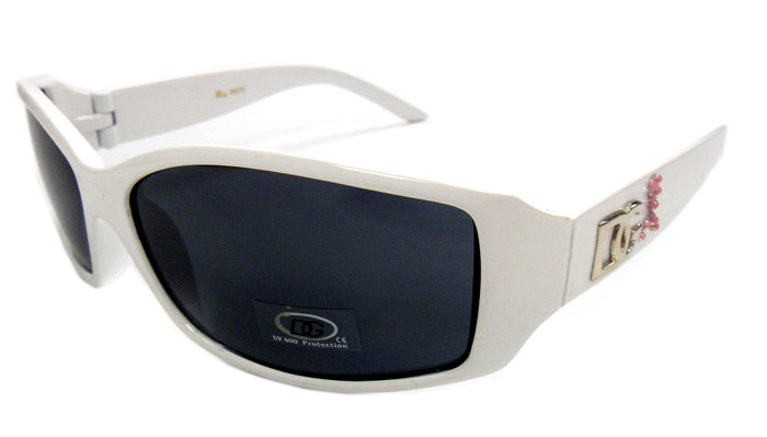 Pink Ribbon Sunglasses - White