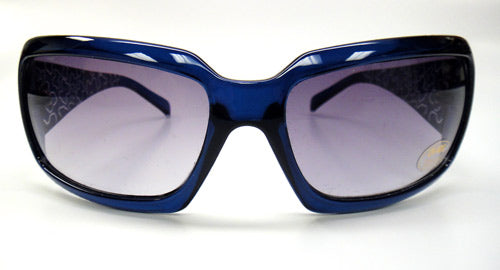 Pink Ribbon Sunglasses - Rectangular Blue