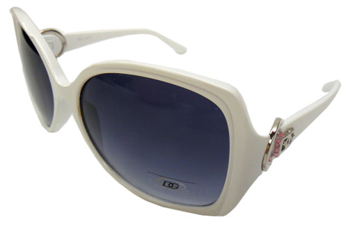 Pink Ribbon Sunglasses - White