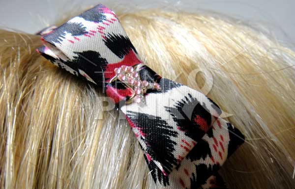 Breast Cancer Pink Ribbon Headband-Pink Leopard