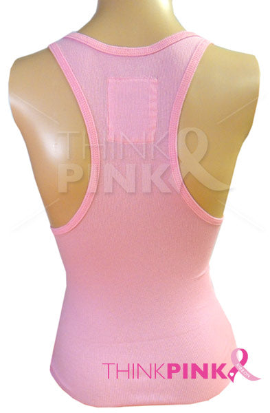 Keep Calm and Think Pink Tank Top - Candy Pink