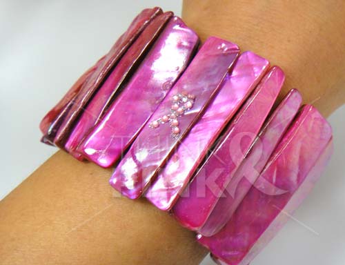 Pink Ribbon Strech Bracelet