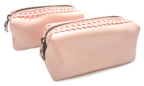 Ultra Soft Pink Cosmetic-Coin Mini Purse