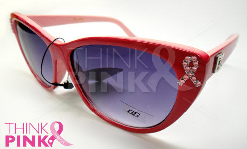 Pink Ribbon Sunglasses - 12 Assorted Styles and Colors