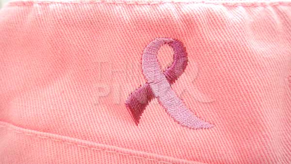 Pink Ribbon Military Cap