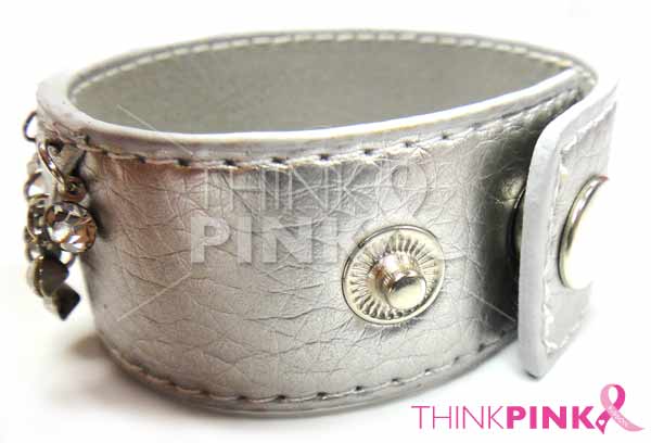 Pink Leather Bracelet