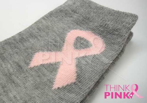 Breast Cancer Awareness 3 Pack Socks -Style 03