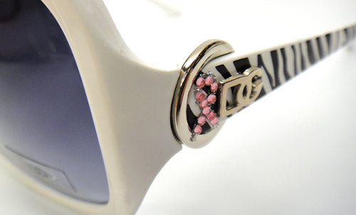 Pink Ribbon Sunglasses -Black