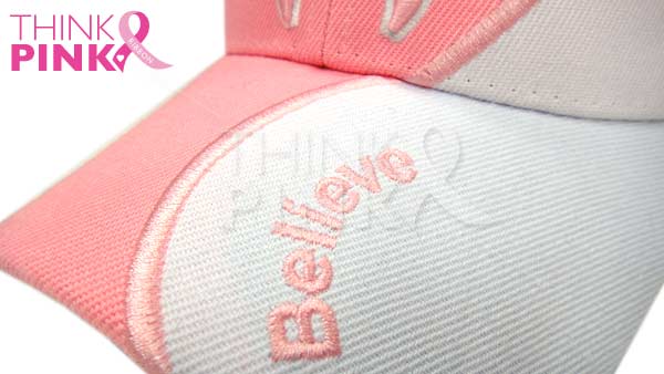 Pink Ribbon Believe Hat