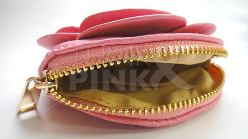 Pink Ribbon Pink Camellia Wallet-Coin Purse