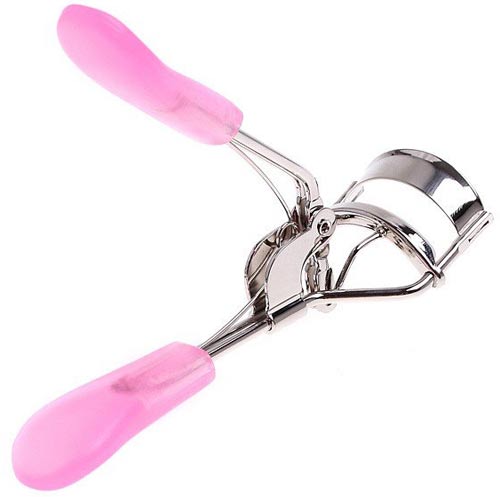 Pink Handle Eyelash Curler Clip