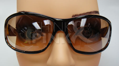 Pink Ribbon Sunglasses -Brown