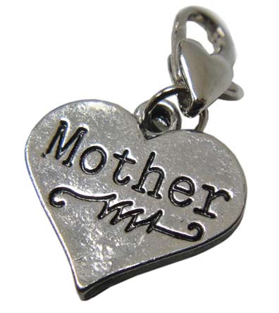 Heart "Mother" Charm