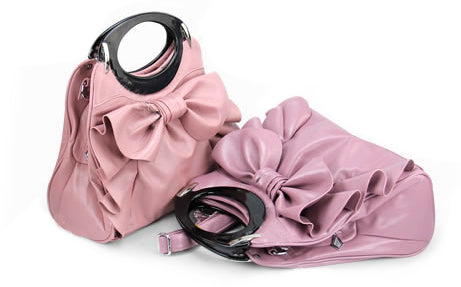 Pink Ribbon Bag - Blush Pink