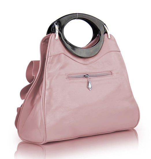Pink Ribbon Bag - Blush Pink