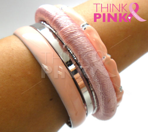 Pink Bracelet - Set of 5 Bangles