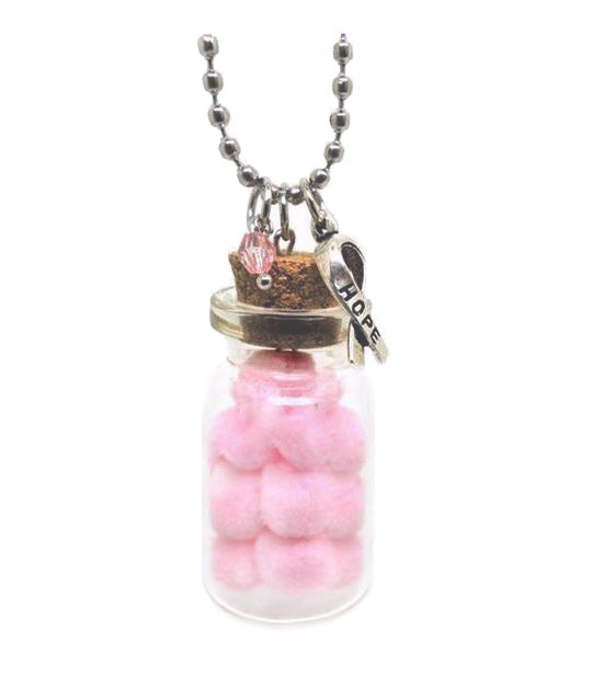 Pink Bottle of Hope Necklace