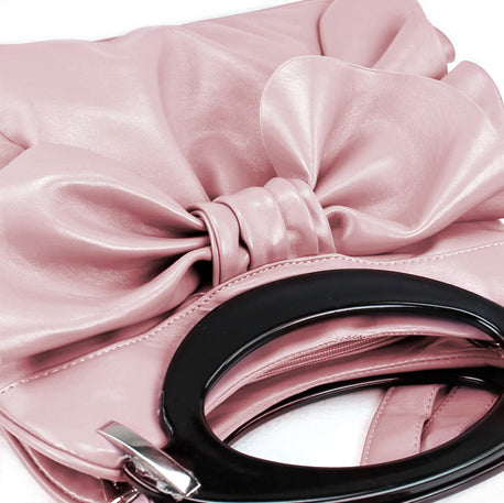 Pink Ribbon Bag - Blush Pink