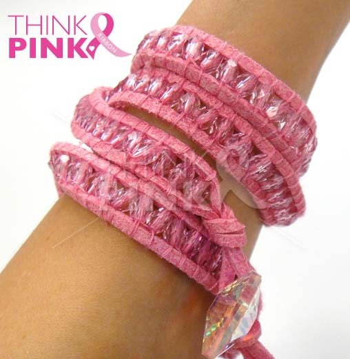 Pink Cord Bracelet