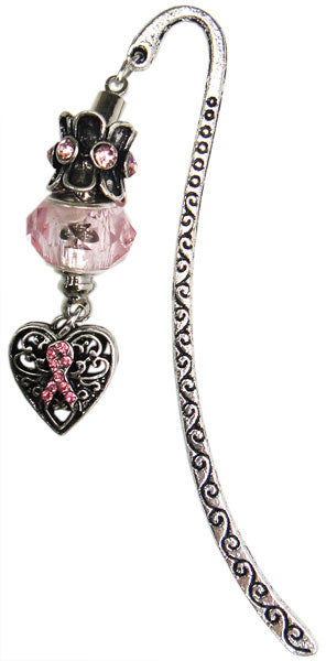 Pink Ribbon Breast Cancer Awareness Bookmark