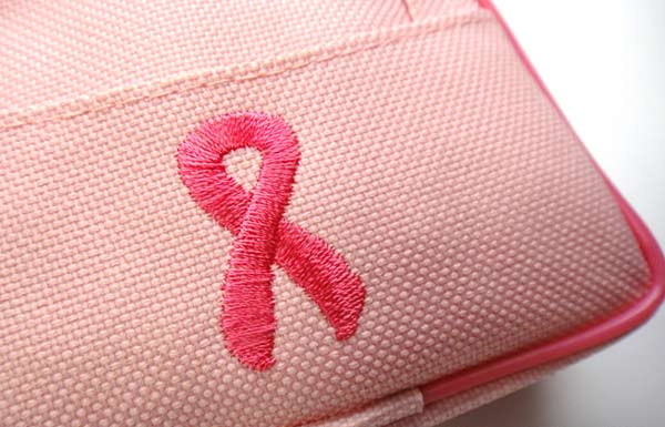 Pink Ribbon Coin Purse with Pink Ribbon