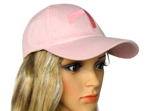 Pink Ribbon Pink Cap - Breast Cancer Awareness