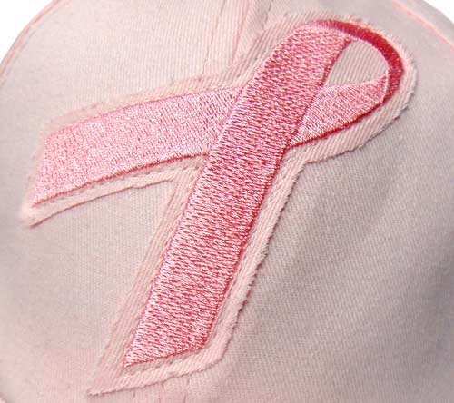 Pink Ribbon Pink Cap - Breast Cancer Awareness