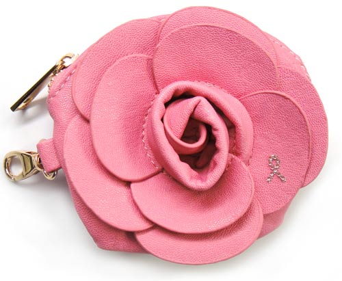 Pink Ribbon Pink Camellia Wallet-Coin Purse