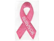 Pink Awareness Ribbon with Survivor