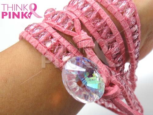 Pink Cord Bracelet