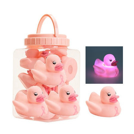 1 Dz. Pink Ribbon Flashing Ducks (12 pcs)