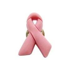 Pink Ribbon Puffy Pin