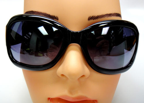 Pink Ribbon Sunglasses - Black