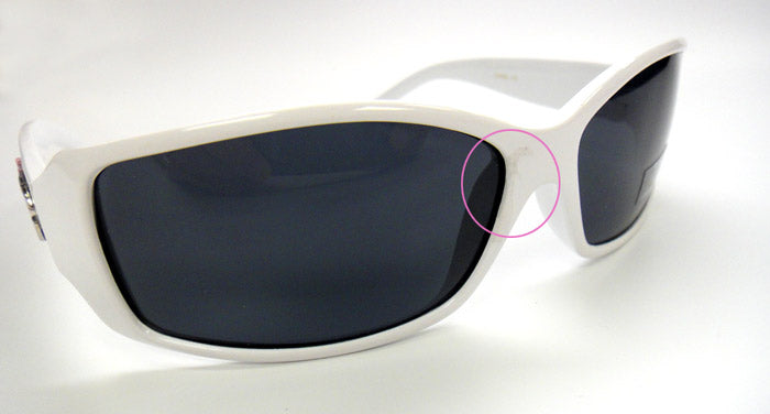 Pink Ribbon Sunglasses - White