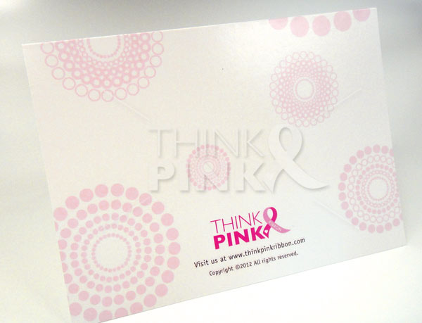 Breast Cancer Pink Ribbon Thank You Cards (10 pcs)