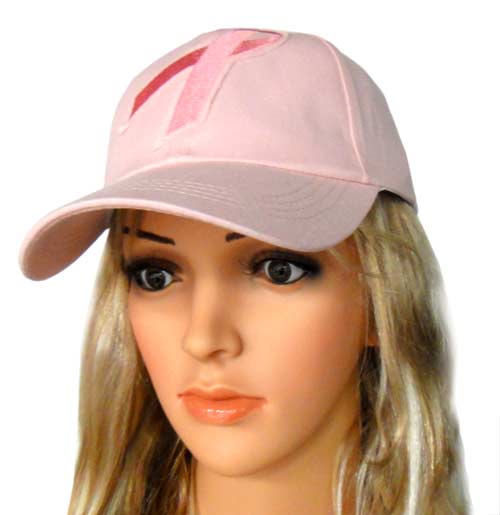 Pink Ribbon Pink Cap - Breast Cancer Awareness
