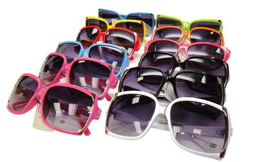 Pink Ribbon Sunglasses - 12 Assorted Styles and Colors