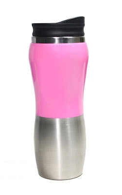 Pink Stainless Steel Travel Mug