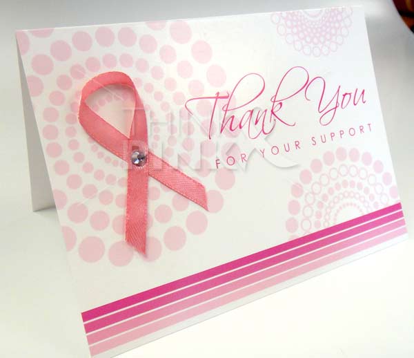 Small Red and White Ribbon Thank You Cards Wholesale, Head and Neck Cancer  Awareness Cards – Fundraising For A Cause