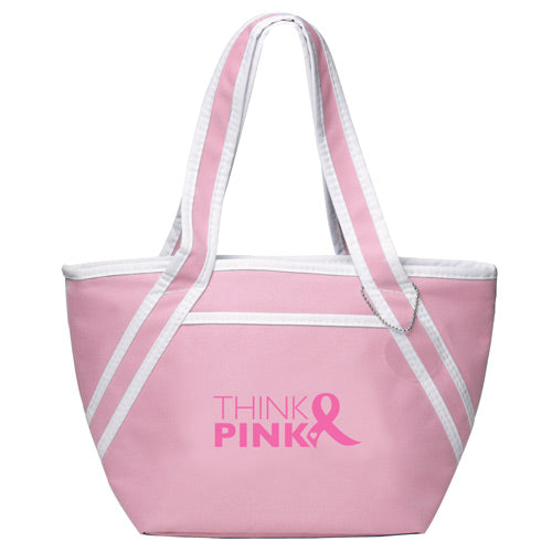 Think Pink Ribbon Pink Tote Bag