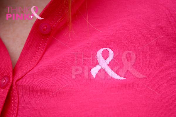 Pink Ribbon Short Sleeve Thin Hoodie Shirt