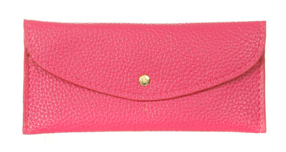 Fuchsia Pink Ribbon Carryall Clutch Wallet